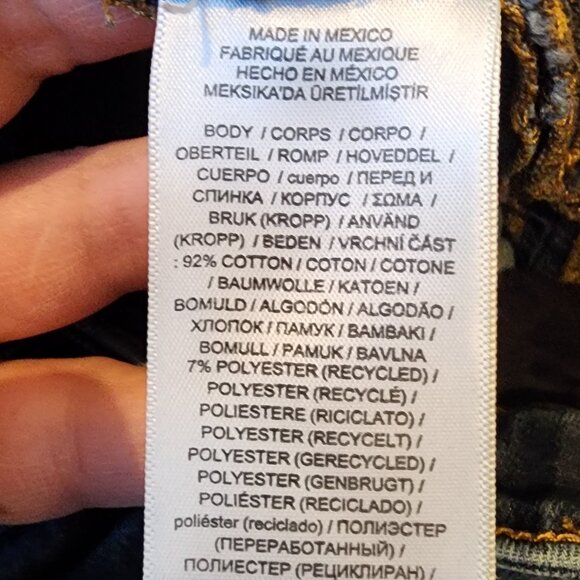 Lauren Ralph Lauren Dark Wash Straight Leg Jeans Size 10 - Picture 7 of 16